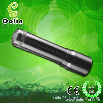 3w/5w 3xAAA Cree Q5 200 lumens stainless steel aluminium ag3 led flashlight on/off switch 3*AAA battery CE&ROHS